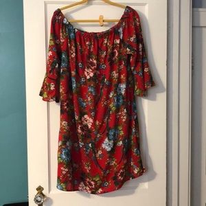 Off the shoulder dress